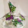 Hand Painted Wine Decanter - Image 3