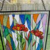 Colorful Hand Painted Sun Catcher, - Image 2