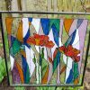 Colorful Hand Painted Sun Catcher, - Image 4
