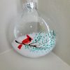 Red cardinal,hand painted ornament - Image 6