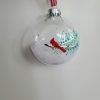 Red cardinal,hand painted ornament - Image 4
