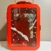 Hand painted candle holder ,red cardinal - Image 4