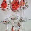 Red Cardinal Wine glasses - Image 8